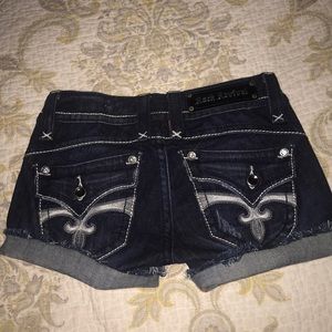 ROCK REVIVAL CUT OFF SHORTS
